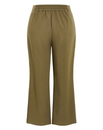 City Chic - Plus size Tori Wide Leg Pant - olive