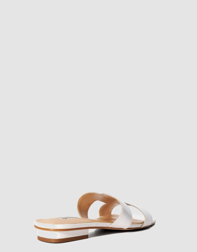 Dune London - Loupe - White Patent