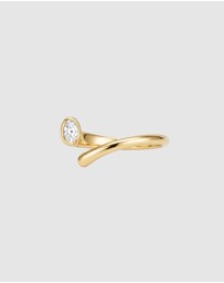 HOUSE OF SLANI - Open Gold Celine Band Ring