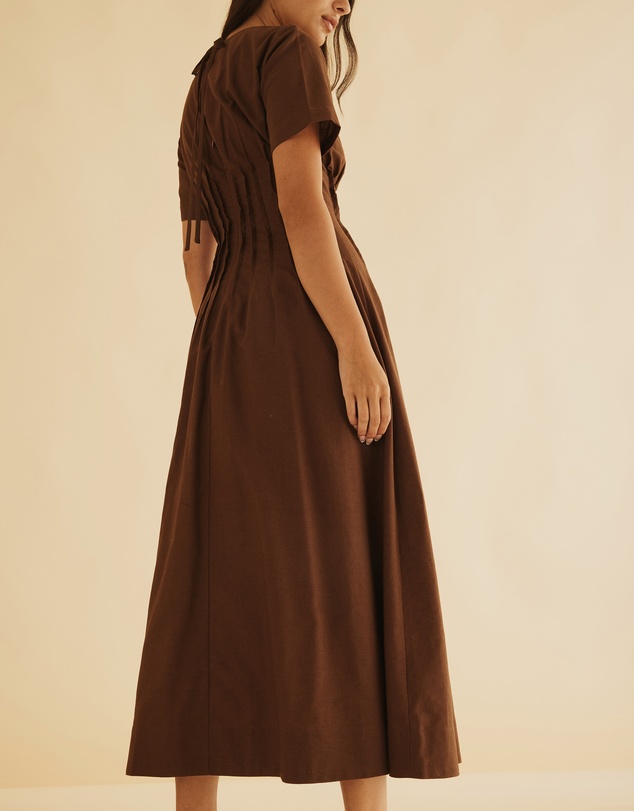 Atmos&Here - Maya Pleat Maxi Dress