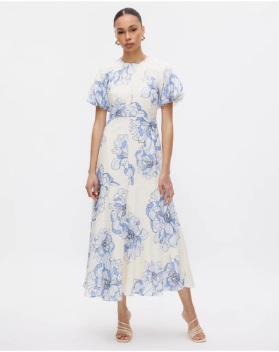 Minima Esenciales - Paityn Rosa Linen Maxi Dress