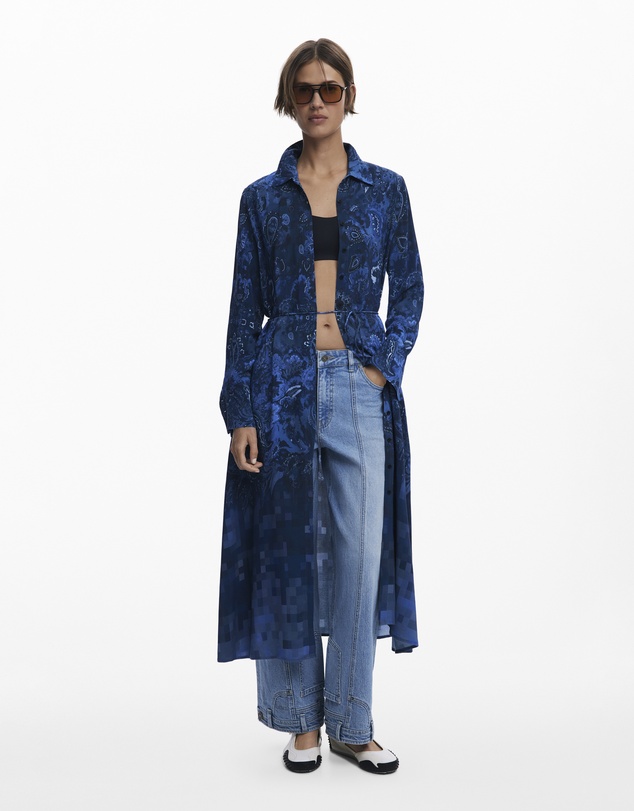 Desigual - Paisley shirt dress