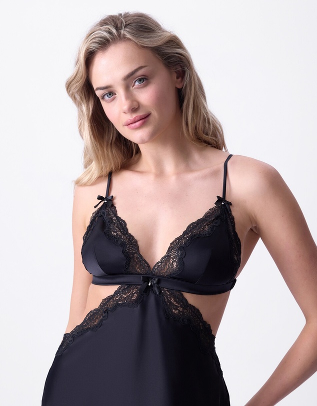 Bras N Things - Night Games Summer Crush Slip - Black