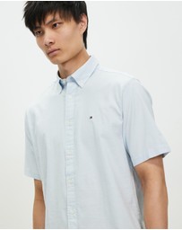 Tommy Hilfiger - 1985 Flex Oxford Stripe SS Shirt
