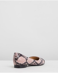 Naturalizer - Hayden Demi d'Orsay Flat - Rose Snake