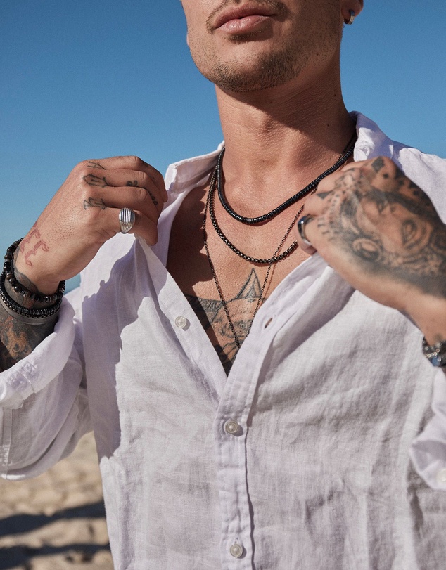 Arms Of Eve - Flame Men's Chain Necklace