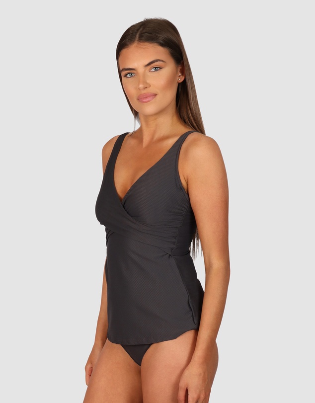 Baku Swimwear - Rococco D/E Cup Wrap Singlet Top