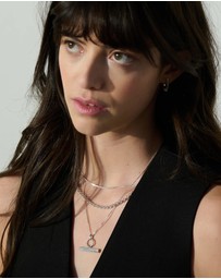 Rachel Jackson - T-Bar Silver Necklace