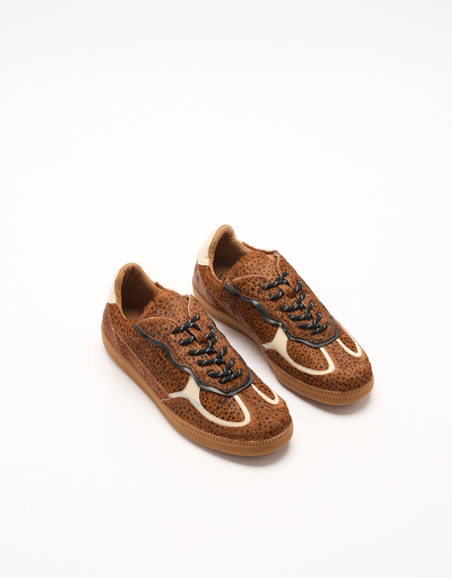 Walnut Melbourne - Fallon Leather Sneaker