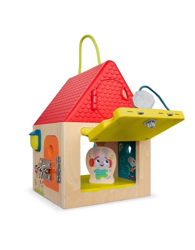 B. Toys - B. Wooden Locks & Latches House