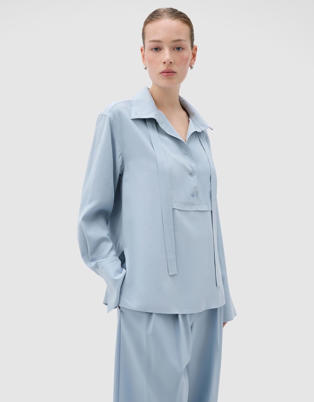 Oroton - Half Placket Button Shirt