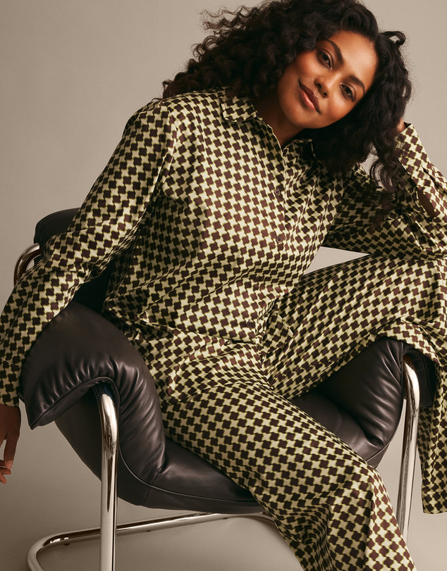 Resting - Soft Woven Cotton Jules Long Sleeve Shirt