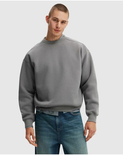 Cotton On - Box Fit Crew Sweater