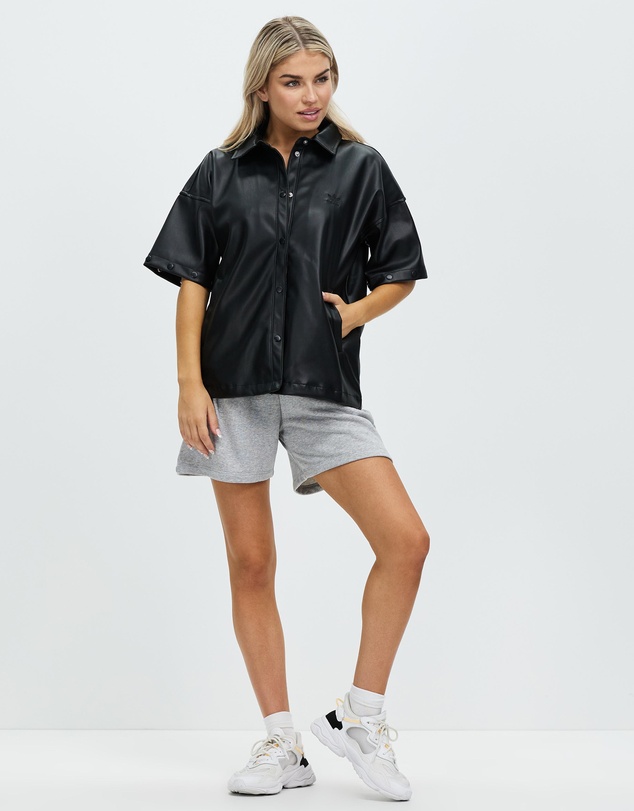 adidas Originals - Always Original Faux Leather Track Jacket