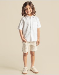 Designer Kidz - Finley Linen Shorts