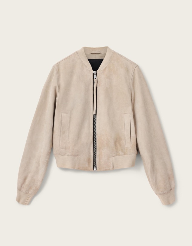 AllSaints - Orten Suede Bomber