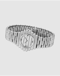 Breda - Coda Silver and Metal Bracelet Watch, 32MM