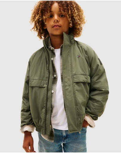 Tommy Hilfiger - Colourblock Fleece-Lined Windbreaker - Kids