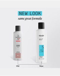 Nioxin - Nioxin System 3 Scalp + Hair Shampoo - Hair Thickening Shampoo For Damaged Hair With Light Thinning, 300ml