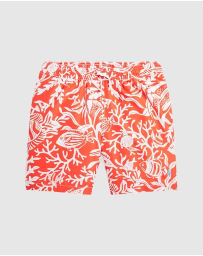 Polo Ralph Lauren - Traveler Polo Bear Swim Trunks - Teens