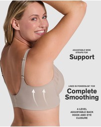Leonisa - Daily Side & Back Smoothing V Neck Wirefree Bra