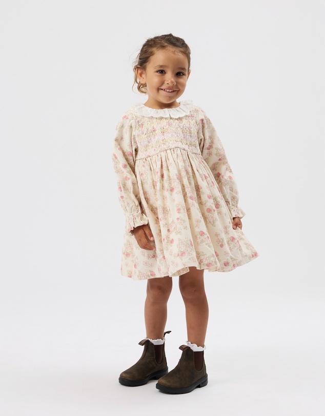 Goldie + Ace - Strawberry Fields Shirt Dress - Babies-Kids