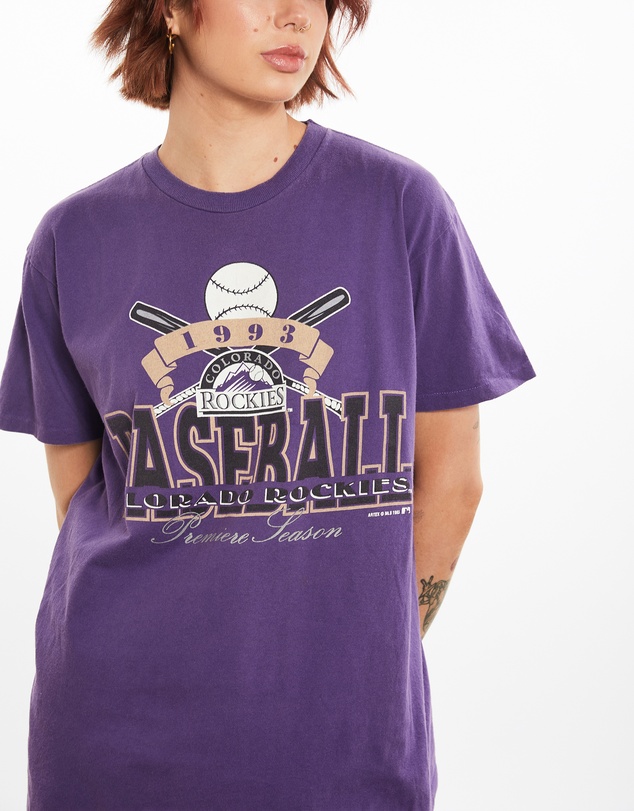 Vintage by The Real Deal - Pre Loved - 1993 MLB Colorado Rockies Tee