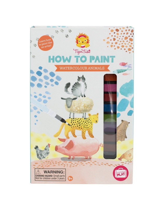 Tiger Tribe - How to Paint Watercolour Animals