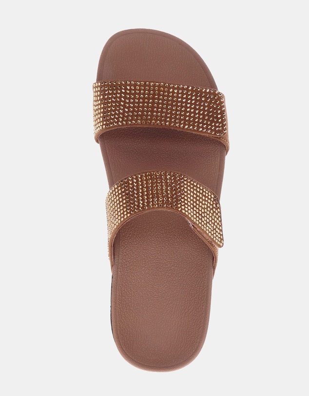 Mia Vita - Avoca Slide - Bronze Rhines Stone