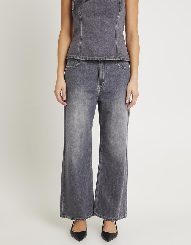Insight - Rez Maxi Baggy Denim Jean Petite