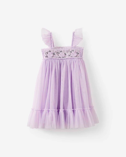 Cotton On Kids - Floral Flutter Sleeve Dress Up Dress