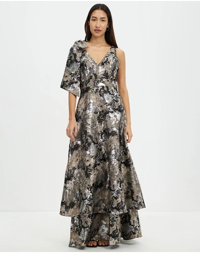 Romance by Honey and Beau - Bria Bow Maxi Dress