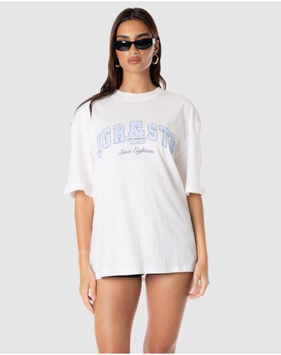 White & Blue
