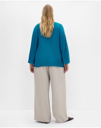 City Chic - Mahalia Neck Tie Top