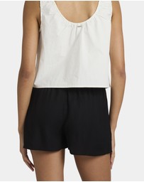 RVCA - Womens Raya Elastic Waist Shorts