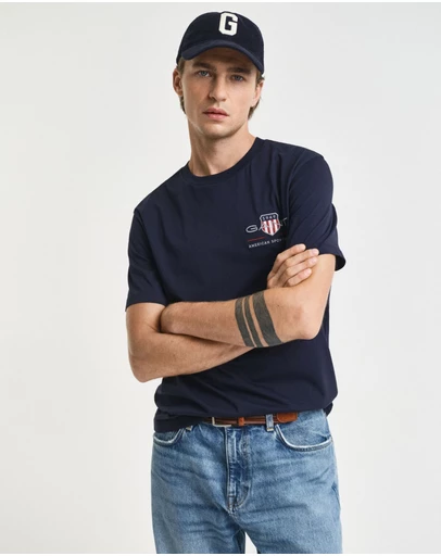 Gant - Embroidered Archive Shield T-Shirt