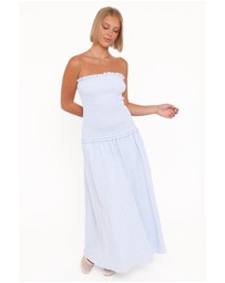 Petal & Pup - Parkway Maxi Dress - Blue Gingham