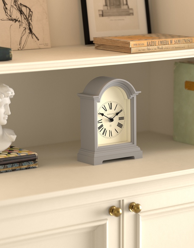 Newgate - Newgate Fillmore Mantel Clock-Clockwork Grey