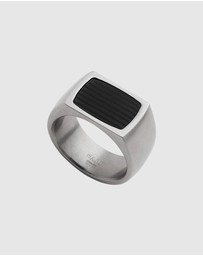 Najo - Paladin Men's Carbon Fibre & Steel Ring