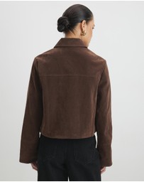 AERE - Anders Suede Look Jacket