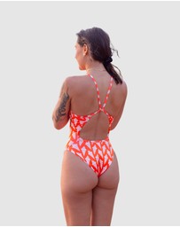 Salty Johnson - Sea Shells Thin Strap One Piece