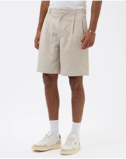 AERE - Cedric Pleated Shorts