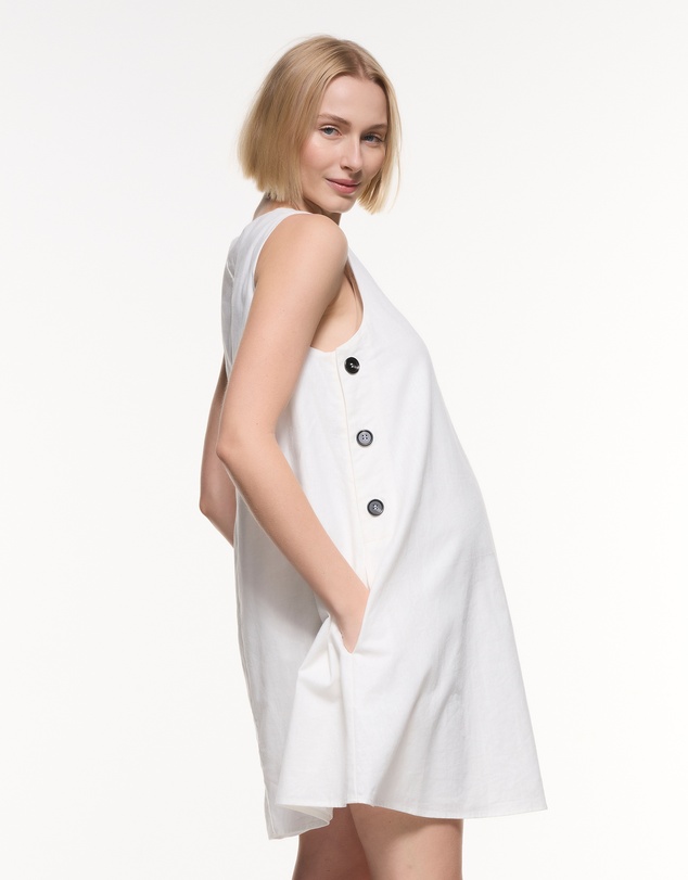 Soon Maternity - Maeve Linen Feeding Dress