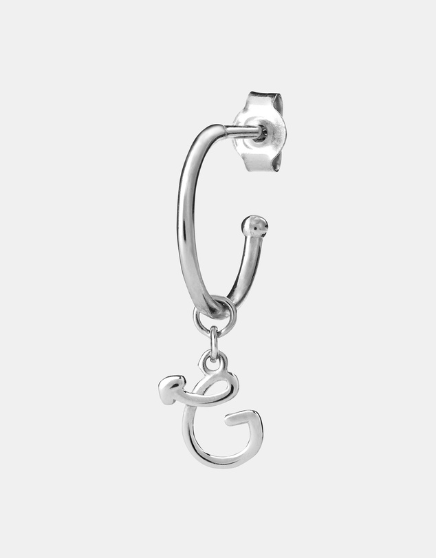 Karen Walker - G Initial Love Letter Hoop