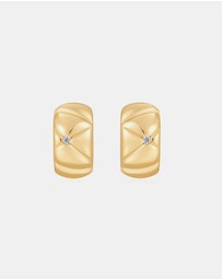 Ania Haie - Gold Kiss Hoops