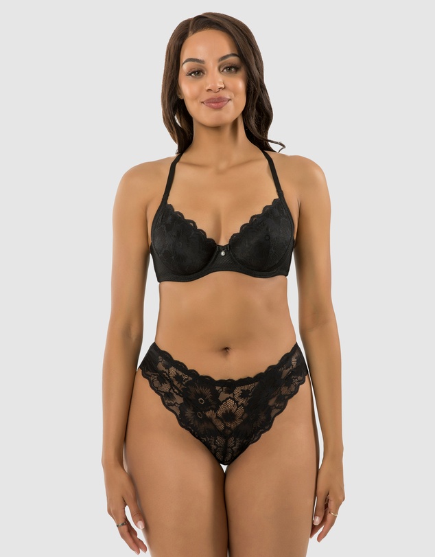 Parfait - Luxlacy Unlined Wired Lace Bra with Side Support