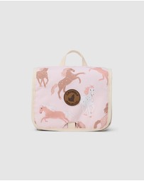 Crywolf - HANGING TOILETRY BAG Blush Ponies