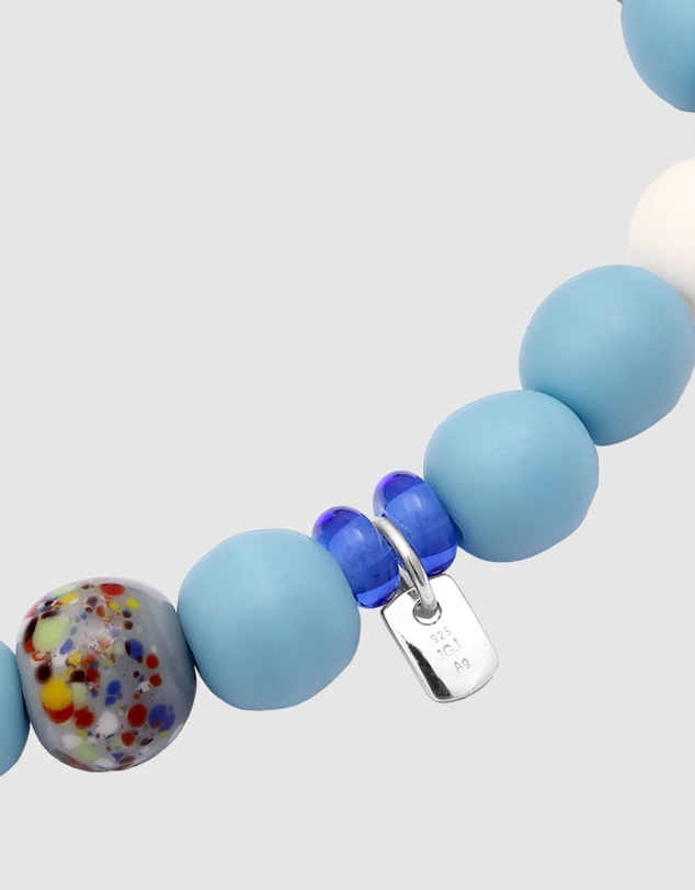 Kuzzoi - ICONIC EXCLUSIVE - Mixed Bead Bracelet with Smiling Face