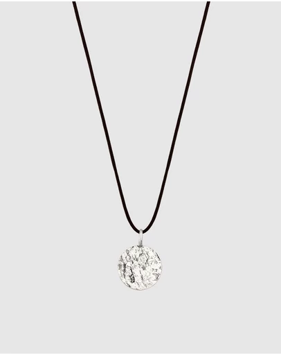 Kuzzoi - ICONIC EXCLUSIVE - Nylon Necklace with Silver Tag Pendant