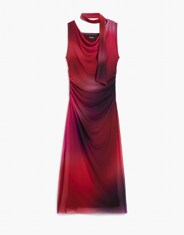 Desigual - Asymmetric Draped Dress